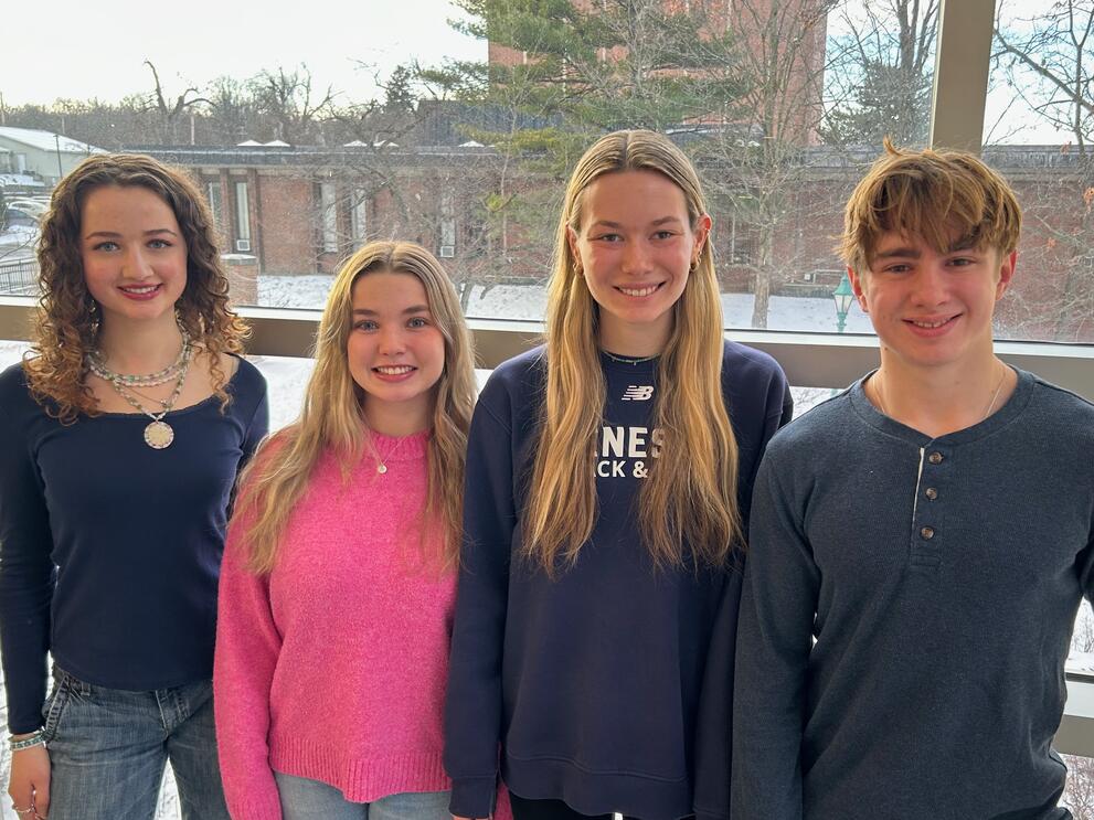 Naia Peery, Abigail Miller, Annika Hurley, Joshua Lefkowicz