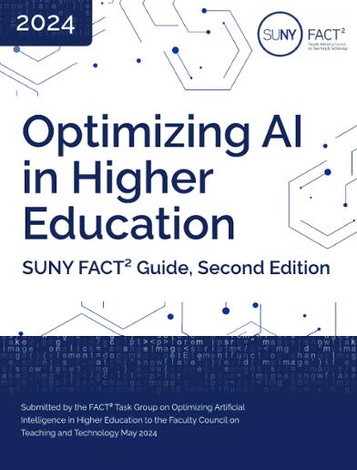 Cover of Optimizing AI in Higher Education, 2024.