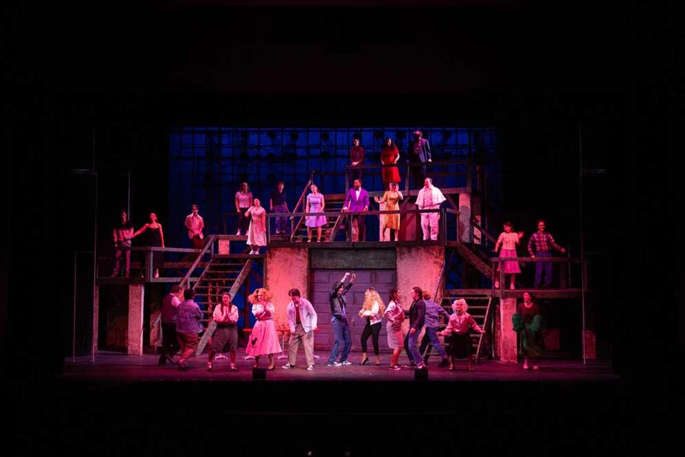 Grease the musical at SUNY Geneseo