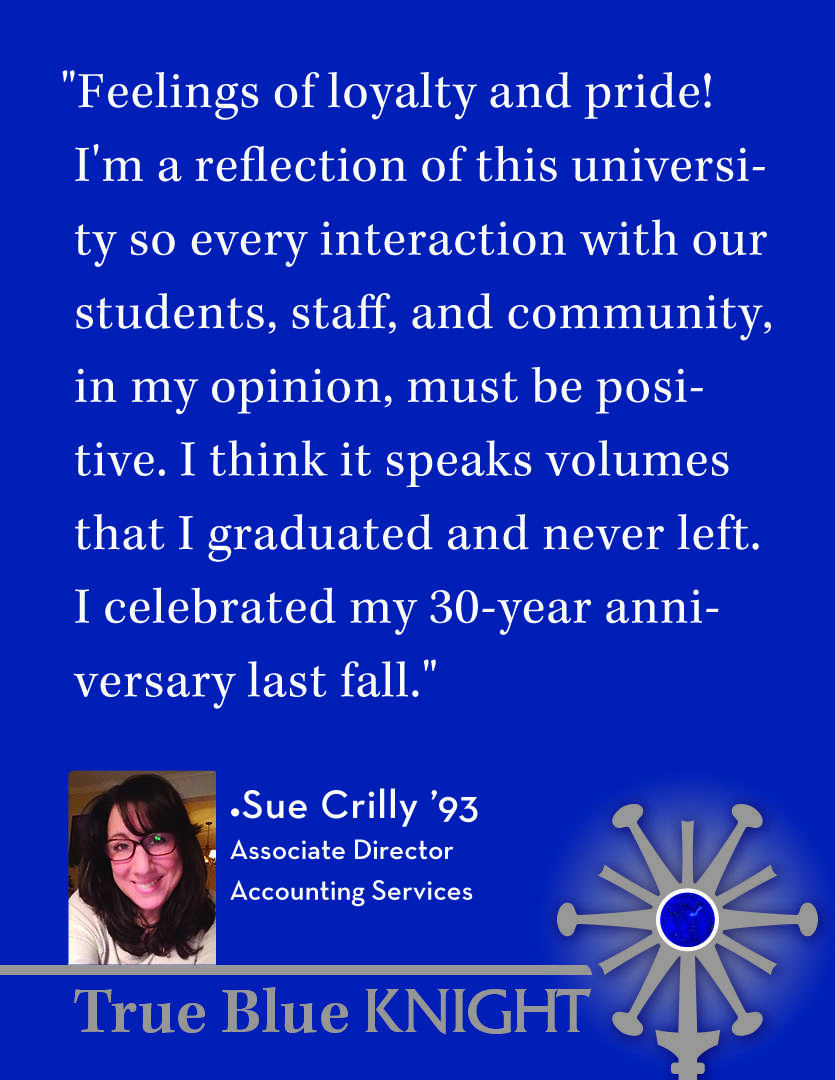 Sue Crilly True Blue Knight Testimony