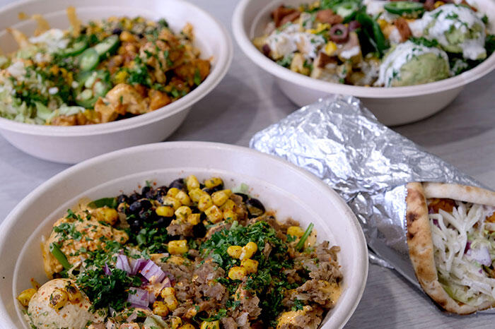 Rice bowls and Naanaritos