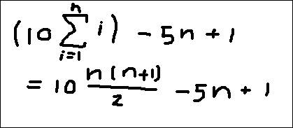 [Pattern for s(n) with "Sigma" Notation]