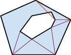 Polygon with a polygonal hole