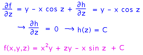 Derivative of h is 0, so h must be constant