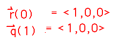 r(0) = s(1) = <1,0,0>