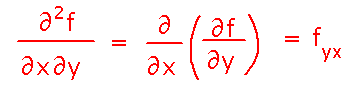 Partial derivative notations