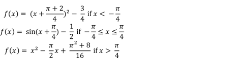 3-part function definition