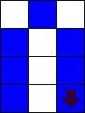 [2 3-Tile Lines with a Single Tile Above and Between their Ends]