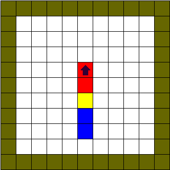 [2 Red Tiles Above 1 Yellow Above 2 Blue]